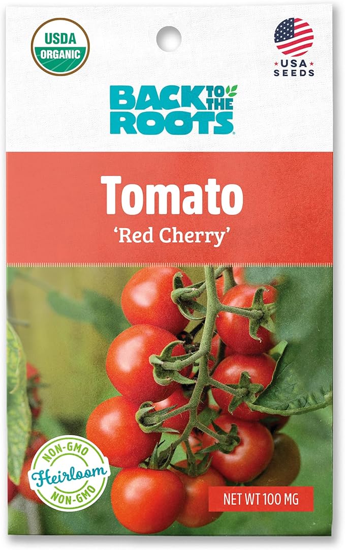 Back to The Roots 100% Organic Seed Packet - Tomato Red Cherry