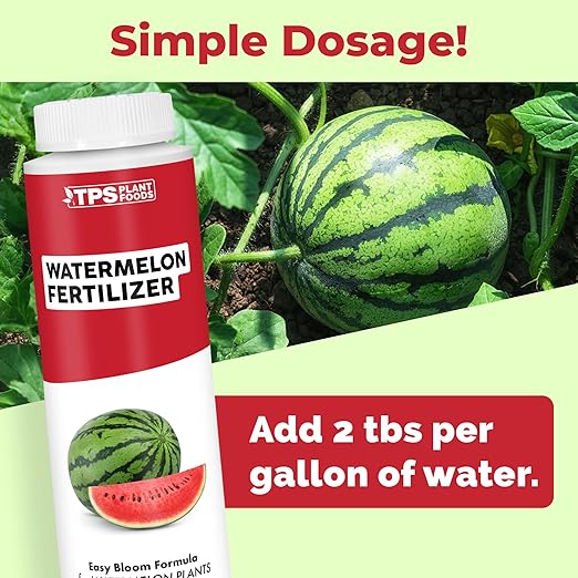 Watermelon Fertilizer – Liquid Plant Food for Bigger Melons, Vigorous Vines & Stronger Root Development, 8 oz