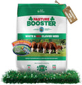 DLF Pasture Booster Clover Seed Mixture - Premium Clover Seed for Pastures, Livestock, Horses, Providing Protein & Essential Nutrients Enhance Soil Health - (White & Red Clover) 5 lbs, 0.21 cubic feet