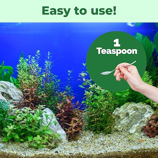 Fish Tank Plant Fertilizer – Liquid Plant Food for Aquarium Plants, Supports Healthy Growth & Vibrant Color, 8 oz