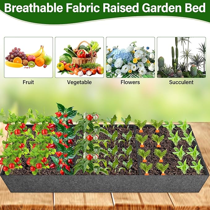 Cucumber Trellis for Climbing Plants Outdoors, U-Shape Large Garden Frame Trellis with Planter for Raised Bed Vegetable Fruit Grow Support,65 (H) x 50(L) inches, Includes Netting Ties Gardening Tools