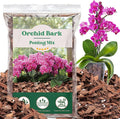 Orchid Potting Mix,Orchid Bark Potting Mix,2QT Natural Orchid Bark Potting Mix with Pine Bark & Perlite for Orchid Potting,Enhanced Drainage,Air Flow and Root Ventilation