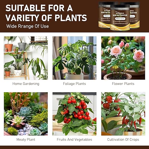 2Pcs Soil Activator, Soil Pro Activator, Nauticos SoilActivator, Organic Soil Activators and Plant Fertilizers Enhance Growth for Vegetables & All Plants