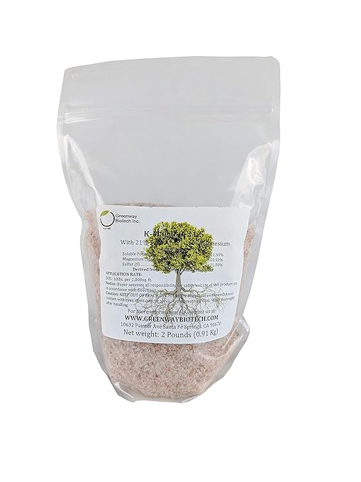 Greenway Biotech, Inc. Sul-Po-Mag 0-0-21.5 Sulfate of Potash Magnesia (K-Mag) (2 Pounds)