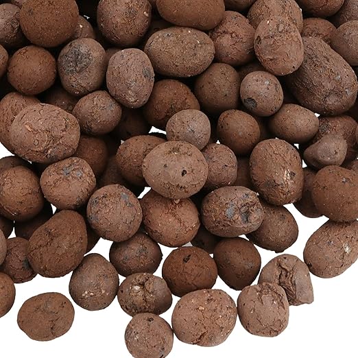 HOZEON 12LBS Natural Clay Pebbles, Expanded Clay Pebbles Hydroponic Rocks, Small LECA Clay Pebbles for Plants, Hydroponic Gardening, Orchids, Drainage, Decoration