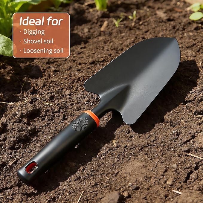 Garden Trowel Garden Hand Shovel, Heavy Duty Garden Trowel Hand Shovel for Gardening, Digging, Planting, Transplanting, and Cutting Roots