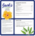 Jack's Classic 20-20-20 All Purpose Water-Soluble Fertilizer with Micronutrients to Provide General Growth on All Plants, 4lbs