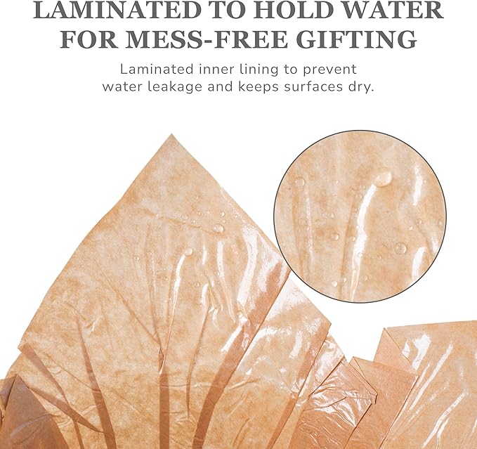 4.5” Plant Pot Covers, Decorative Plant Sleeve for Indoor House Plants, Reusable and Gift-Ready for Potted Flowers, Natural Kraft, Pack of 5