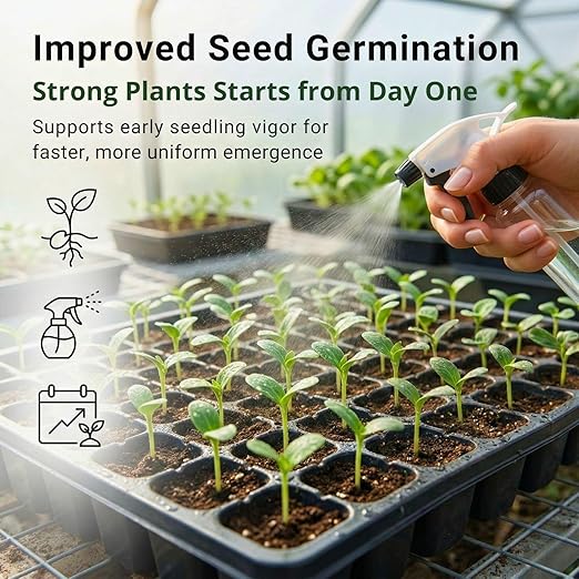 RG800147 Fertilizer - Improves Seed Germination & Root Growth, 8 oz Liquid Concentrate