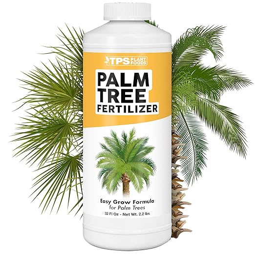 Palm Tree Fertilizer – Liquid Plant Food for Rich Green Fronds, Stronger Roots & Healthy Tropical Growth, 32 oz