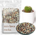 Sukh 1LB Horticultural Succulent Granule Soil - Succulent Rocks Bonsai Mix Lava Rocks Cactus Soil Potting Mix Amendment