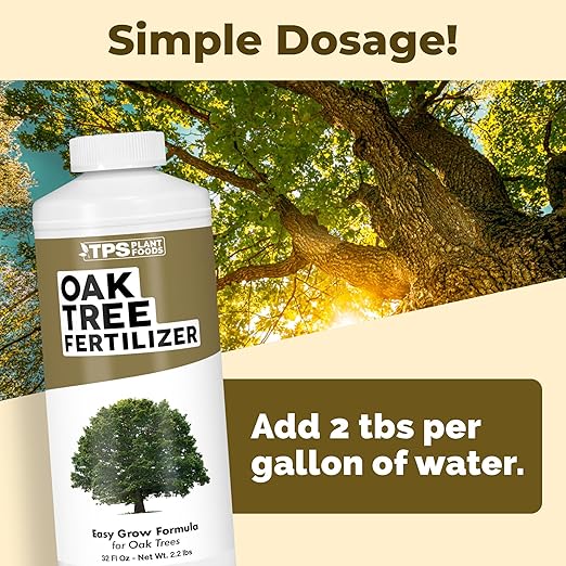 Oak Tree Fertilizer – Liquid Plant Food for Healthy Tree Growth, Rich Green Foliage & Stronger Roots, 32 oz