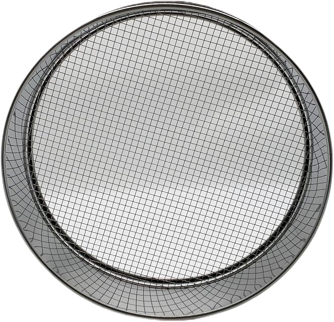 Soil Sieve for Garen -12 inches Soil Sifter for Rocks Compost-Sifting pan (1/4”Mesh Screen)