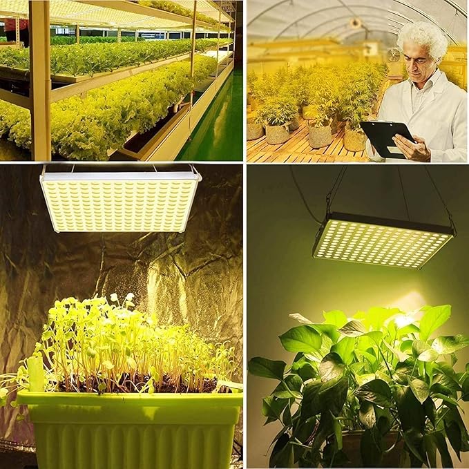 LED Grow Light for Indoor Plants Full Spectrum Plant Light for Seedling, Hydroponic, Greenhouse, Succulents, Flower