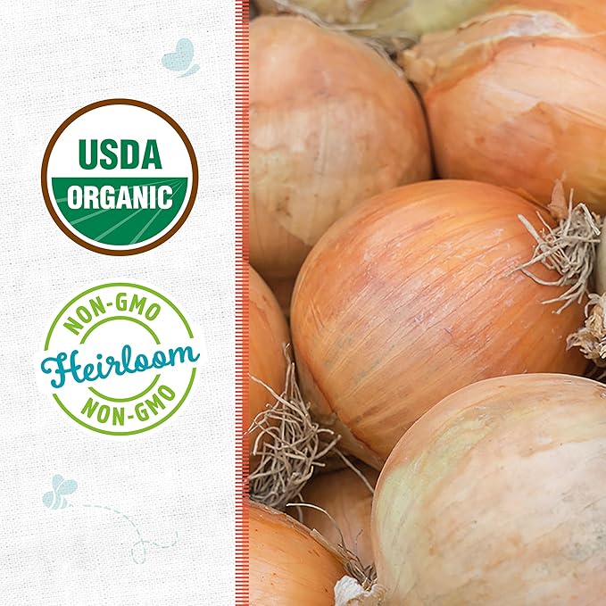 Back to The Roots 100% Organic Seed Packet - Onion 'Yellow Sweet Spanish Utah' 200mg