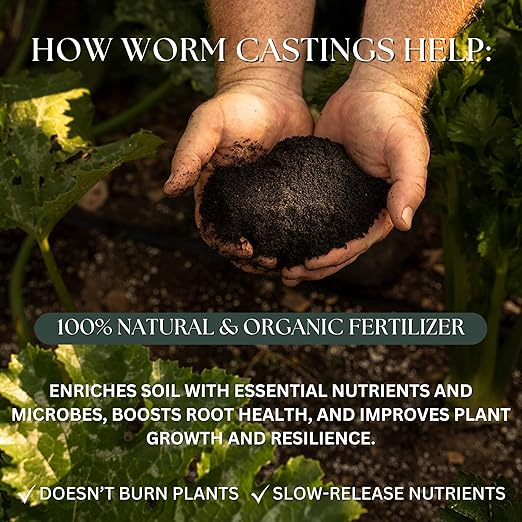 Worm Castings - Natural Fertilizer and Soil Amendment from Mindful Farmer