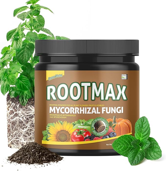 RootMax - Mycorrhizal Fungi (500 g/17.63 oz) | Rooting Powder for All Plants, Trees, Flowers & Edibles | Direct to Root Inoculant | Treats 100+ Plants