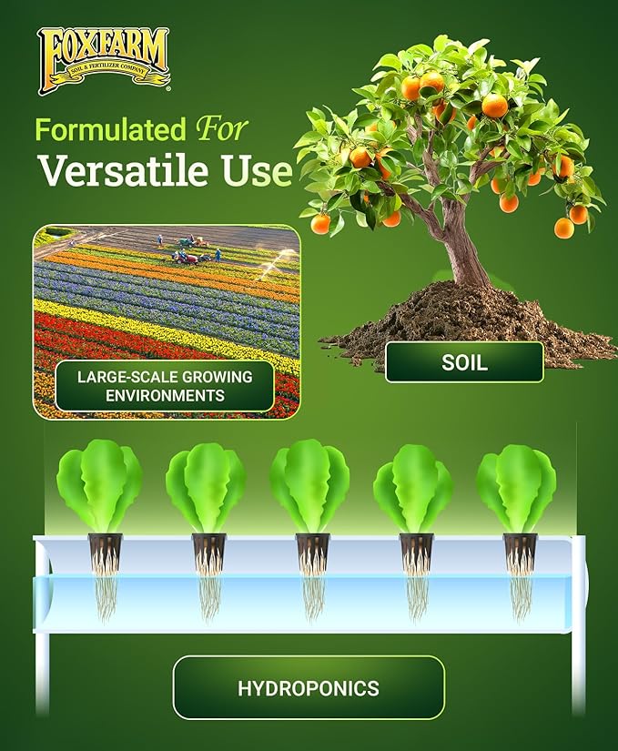 FoxFarm Cultivation Nation Cal-Mag for Plants - 4-0-0, 3% Calcium, 1% Magnesium - 1-Pint