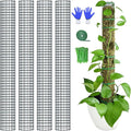 4 Pack Metal Moss Pole, 40" Moss Poles for Plants Monstera, Stackable Sphagnum Moss Pole for Plants Work with Sphagnum Moss(4 Pack 40")
