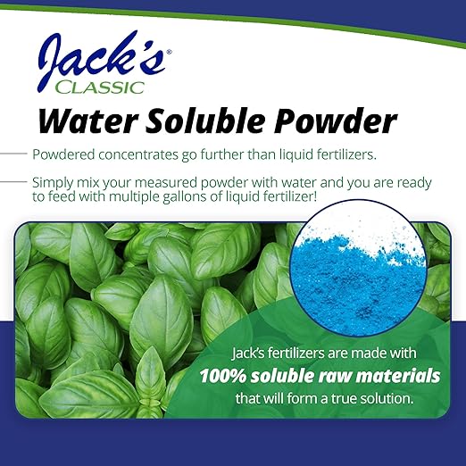 Jack's Classic 20-20-20 All Purpose Water-Soluble Fertilizer with Micronutrients to Provide General Growth on All Plants, 1.5lbs, 2 Pack