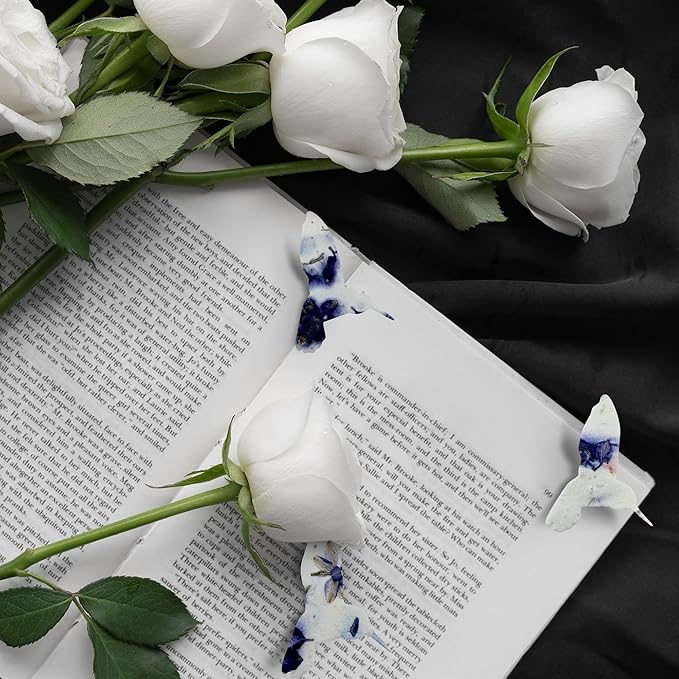 Wildflower Seed Paper - Set of 24 Hummingbird-Shaped for Funeral Favors, Memorial Gifts, & Sympathy Gifts for Loss of Father and Mother (Purple)