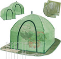 Portable Plant Cover Tent with Waterproof Base for Garden Indoor/Outdoor Tabletop Mini Greenhouse for Seed Starting Humidity Small Plants, Plant Protection from Animal for Raised Bed (L - PE - 2PCS)