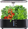 Hydroponics Growing System Kit - 12 Pods Indoor Herb Garden with LED Grow Light, Adjustable Height up to 17", Auto Timer - Perfect Home, Birthday & Mother’s Day Gift for Women