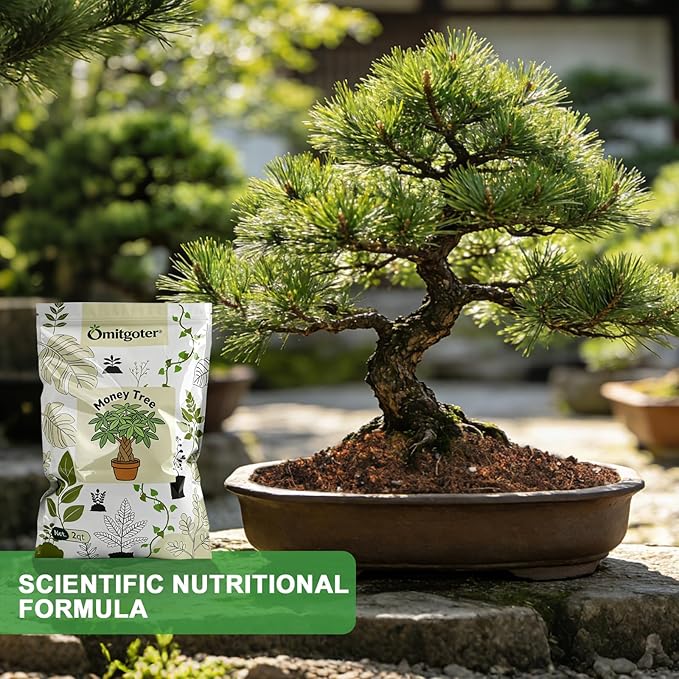 Premium Bonsai Soil Mix for Pine Trees 2qt，Breathable and Drainage Formula| Ideal for Bonsai Pots and Repotting