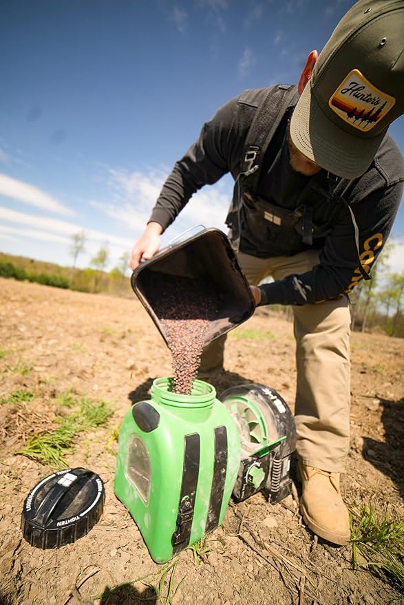Whitetail Hill Dirt Doctor Food Plot Seed Mix for Deer, Perfect for Rebuilding Topsoil, Breaking up Compaction, and Recharging Nutrients, Buckwheat, Grain Sorghum, 2 Clovers, Tillage Radishes