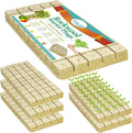 Legigo 1 Inch Rockwool Cubes Seed Starter Plugs for Hydroponics, RockWool Planting Grow Cubes for Hydroponic Tower Garden Soilless Cultivation Plants Germination Cutting Clone (6 Sheet, 300 Plugs)