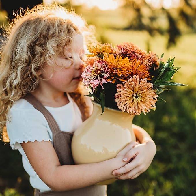 Cactus Flowered Zinnia Mix - 100 Seeds - Heirloom Giant Zinnia Variety, Attracts Bees, Butterflies & Pollinators, Non-GMO Flower Seeds for Planting Outdoors in The Garden, Thresh Seed Company