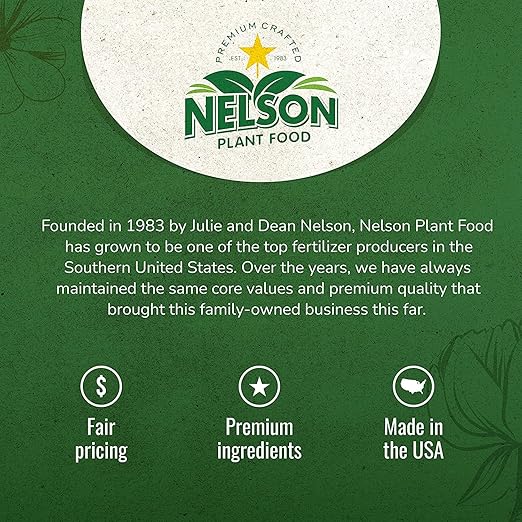 Nelson Plant Foods ColorStar Outdoor & Indoor Plant Fertilizer - Nutrient-Dense Plant Food to Increase Bloom Size & Quantity - 4-5 Months of Feeding (4 lb.)