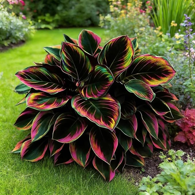 999pcs Premium Cold-Hardy Hosta Seeds, Non-GMO Perennial Shade Plants for Lawns, Borders, Low-Light Areas, USA Grown