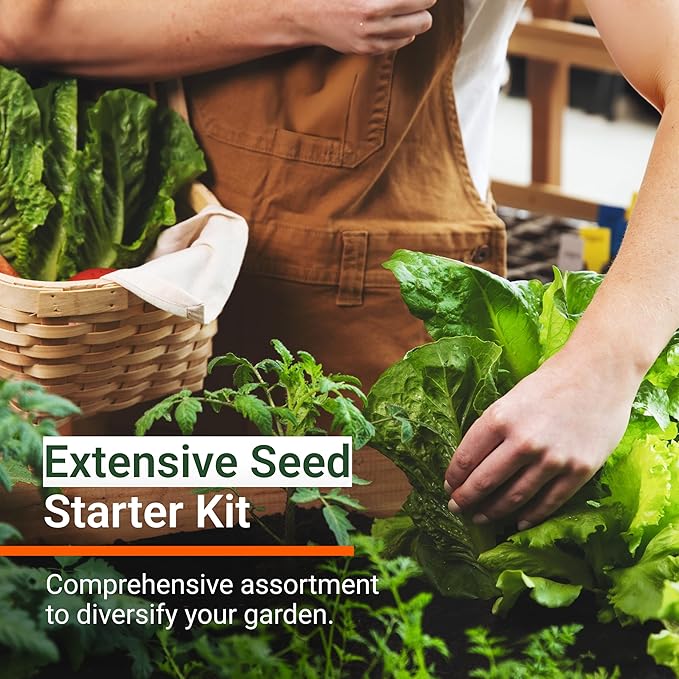 Open Seed Vault 15,000 Heirloom Plant Seeds for Gardening Vegetables and Fruits - Survival Seeds Kit with 30 Varieties - Organic, Non-GMO Survival Seed Pack for Home Gardening and Emergency Supplies