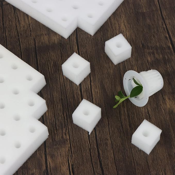 400 Pcs Hydroponic Sponges Planting Gardening Tool Soilless Cultivation Seedling Sponges Cultivation Sponge Greenhouse for Small Bud Growth & Grow Seedlings