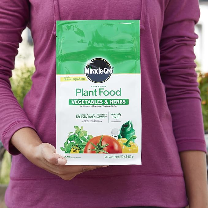 Miracle-Gro Water Soluble Plant Food Vegetables & Herbs 2 lbs., 2-Pack