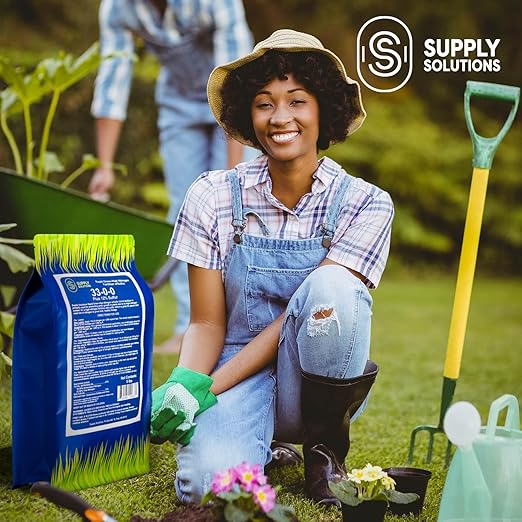 Supply Solutions | 33-0-0 Rapid Green High Nitrogen Fertilizer with Sulfur - Fast-Acting Lawn & Turf Fertilizer for Lush Green Growth - Nitrogen-Rich Plant Food for Grass, Crops & Gardens (5 Pounds)