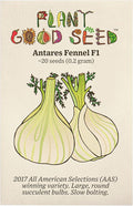 Plant Good Seed Organic Antares F1 Fennel Seeds - Pack of 20, Heirloom Seeds for Planting Herbs - Gardening Supplies, Vegetable, Flower, Herb Garden - Non-GMO, Open Pollinated, from USA