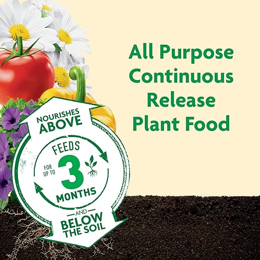 Miracle-Gro Shake 'N Feed All Purpose Plant Food - Outdoor and Indoor Plant Food for In-Ground and Containers, Feeds for up to 3 Months, 4.5 lbs.