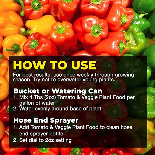 Bloom City Tomato & Veggie Plant Food – Liquid Fertilizer for Bigger Harvests, Stronger Roots & Vigorous Growth, 32 oz