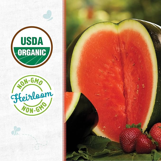 Back to The Roots 100% Organic Seed Packet - Watermelon 'Sugar Baby' 1.7g