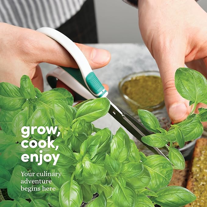 Planters' Choice 9 Herb Indoor Window Garden Kit - House Plants Seeds - Best Unique Christmas Gift Ideas for Women, Mom, Friend, Her, Birthday, Housewarming, Mother - New Home Kitchen Gifts