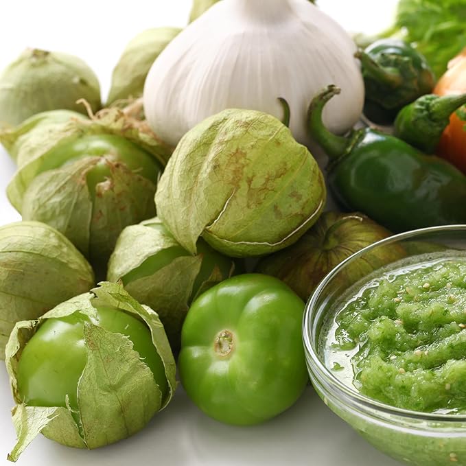 Seed Needs Tomatillo Seeds for Planting Grande Rio Verde Tomatillos - Non-GMO Heirloom & Untreated - Grow a Home Grown Outdoor Vegetable Garden - Great for Salsa & Mexican Cuisine (2 Packs)