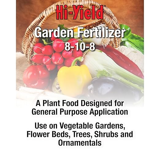 Hi-Yield (34086) Garden Fertilizer 8-10-8 (3.25 lbs.)