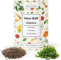 Woods Creek Seeds: Slow Bolt Cilantro Seeds for Planting - Over 300 Premium Heirloom Cilantro Seed Pack - Non-GMO Coriander Seed for Planting Indoor or Outdoor Herb Gardens
