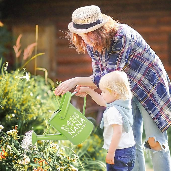 Nana Gifts, Mothers Day Garden Kit for Nana Gifts from Grandkids Floral Gardening Tools and Durable Garden Tools Organizer Tote, Ideal Gardening Set for Women on Christmas Plant Lover Present