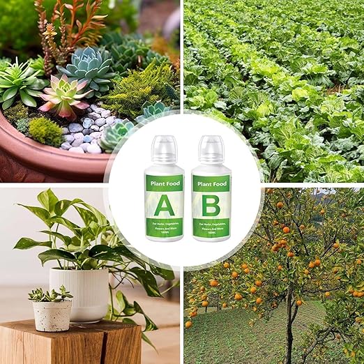 Liquid Fertilizer for Plants, Hydroponic Fertilizer, Hydroponic Nutrients Plant Food, Plant Growth Plant Food for Hydroponics Growing System