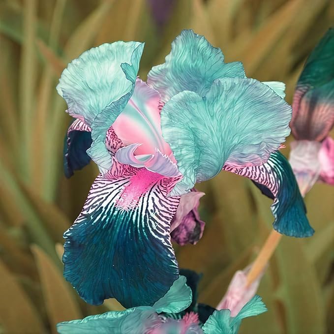 75+ Mixed Color Iris Flower Seeds - Non-GMO, Rare Varieties, Stunning Blooms for Outdoor Garden Planting