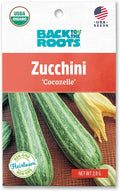 Back to The Roots 100% Organic Seed Packet - Squash 'Summer Cocozelle Zucchini' 2.8g