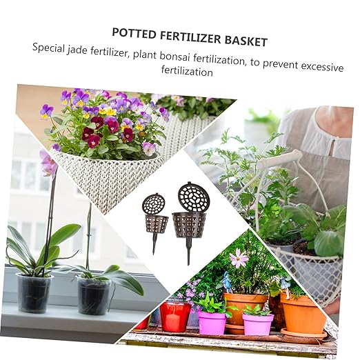 Milisten Fertilizer Box Set of 20 Plastic Bonsai Planting Fertilizer Containers with Tip Design for Easy Insertion and Long Service Life
